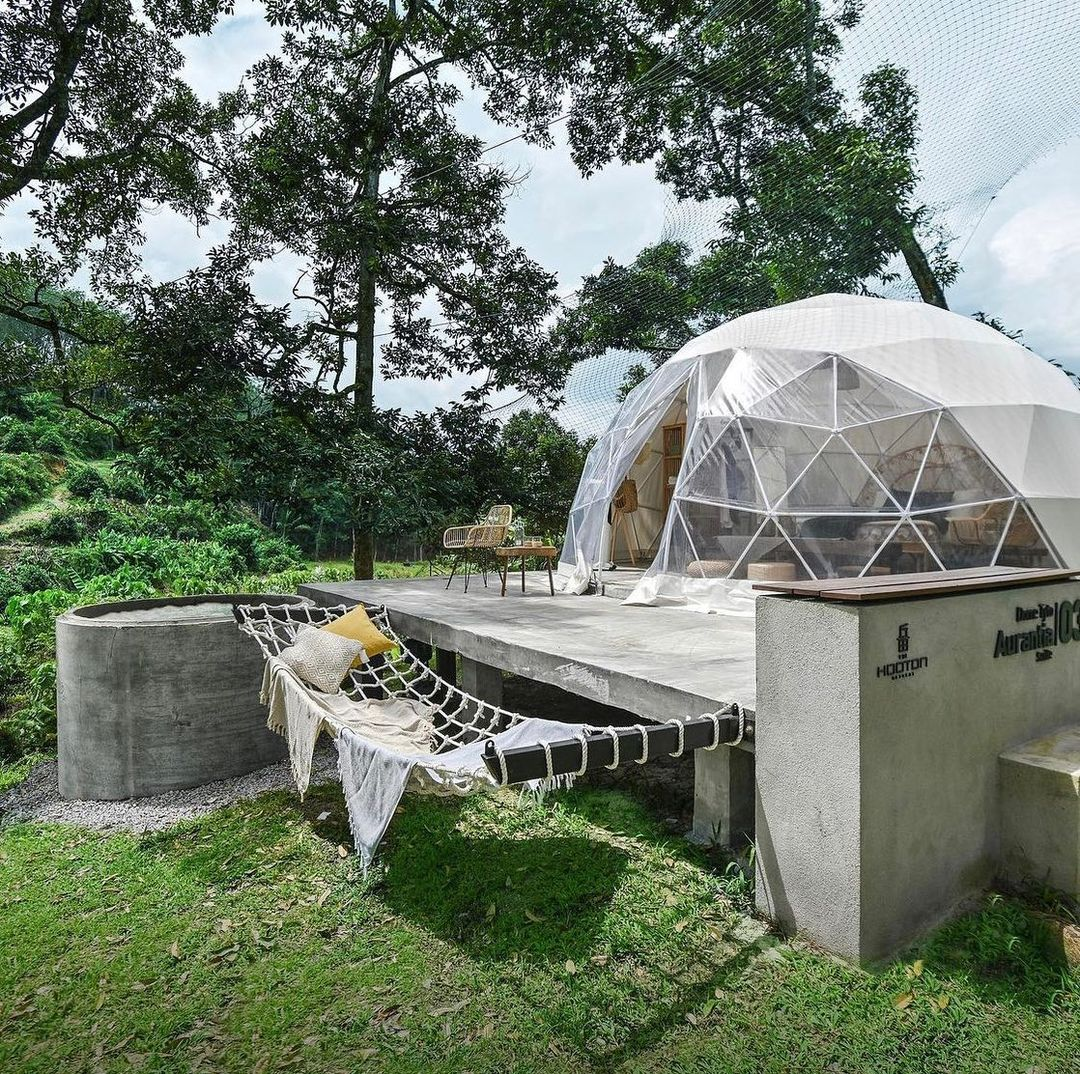 Glamping spots in and near KL - Hooton dome