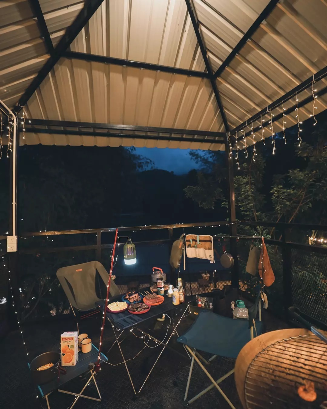 Glamping Malaysia - Dusun bbq