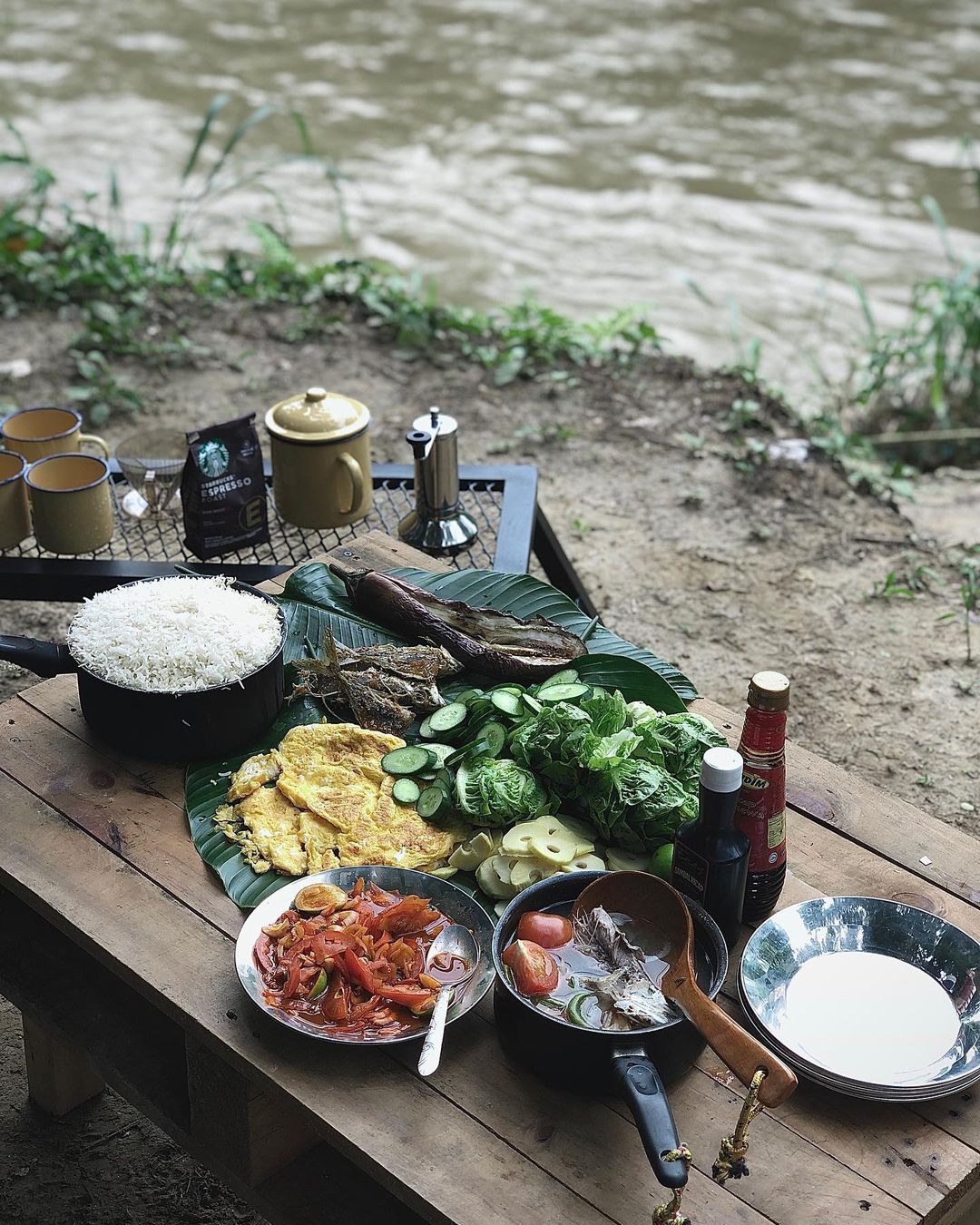 Glamping Malaysia - Hammocks food