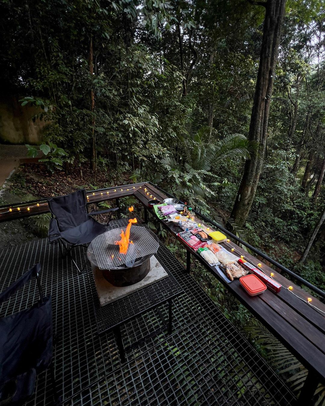 Glamping Malaysia - Sekeping bbq