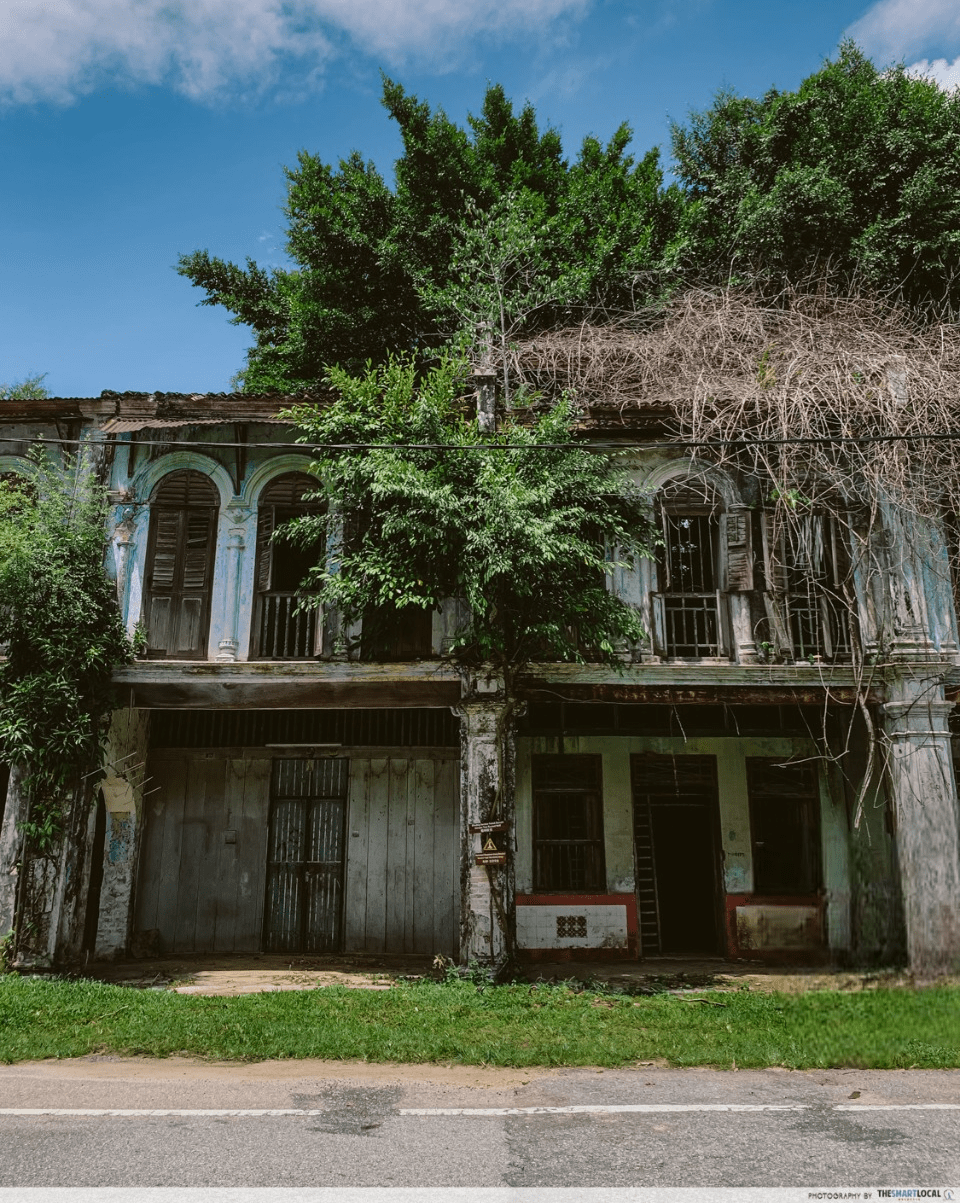 Papan town in Perak - shophouses