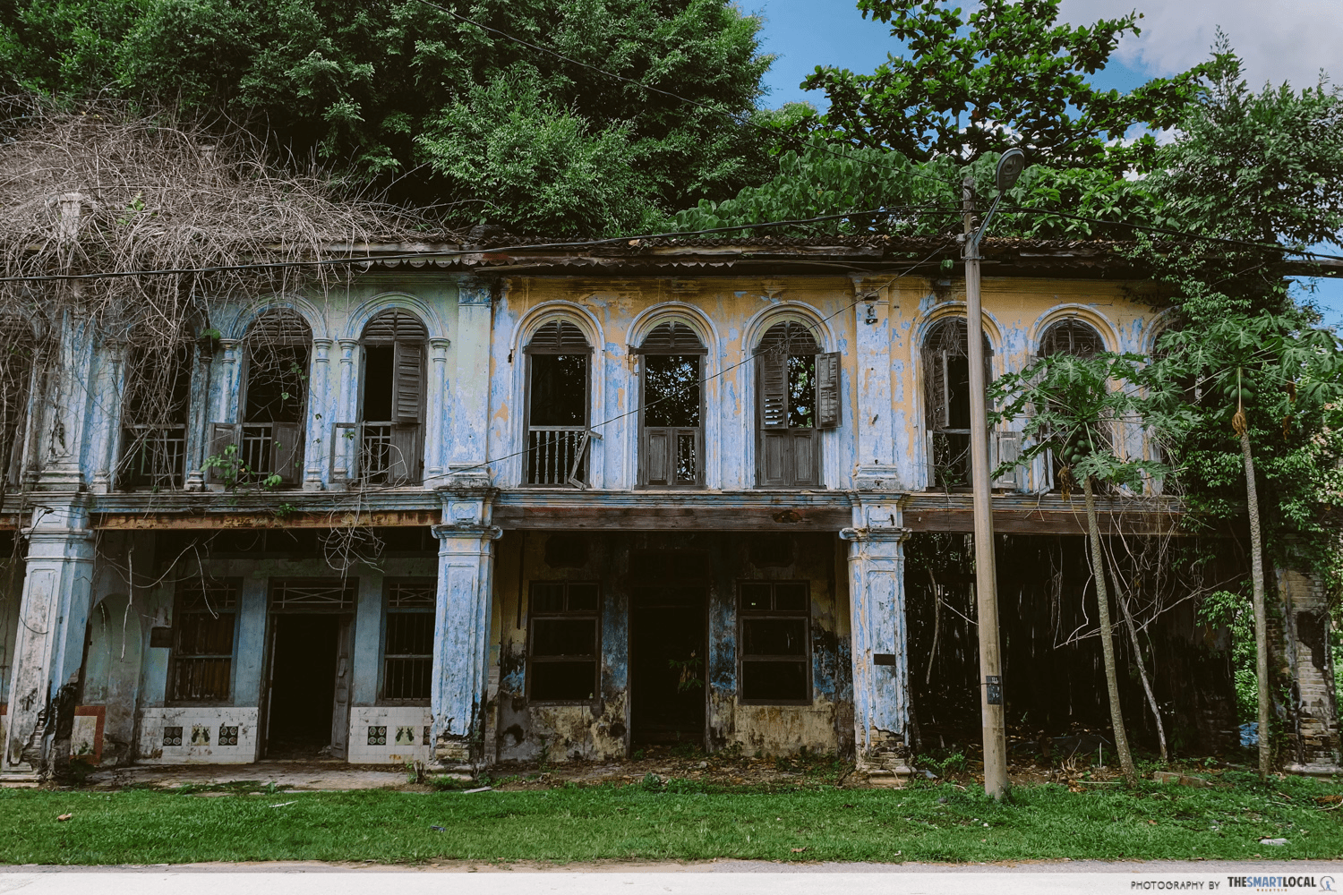 Papan town in Perak - shophouses