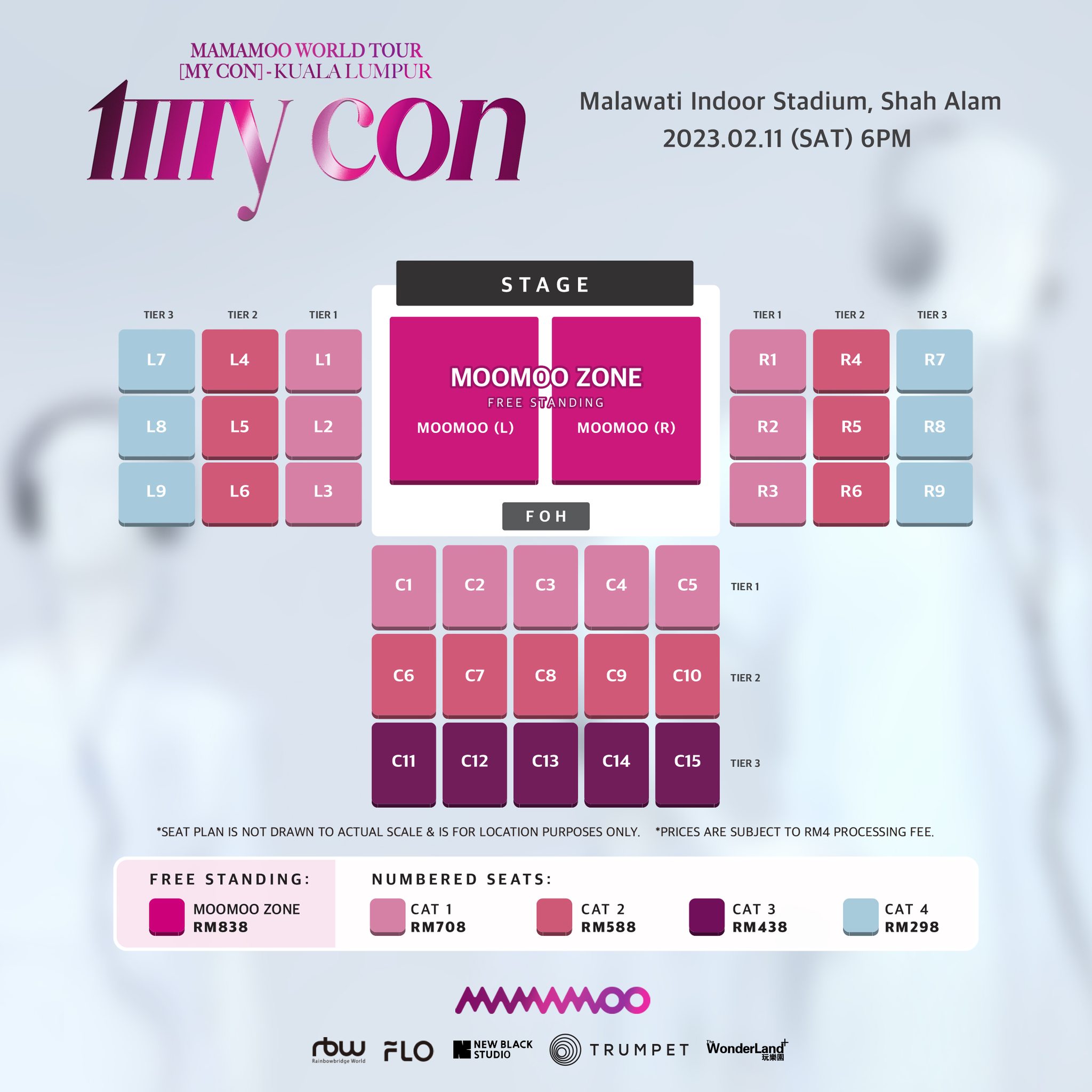 Mamamoo concert - concert plan