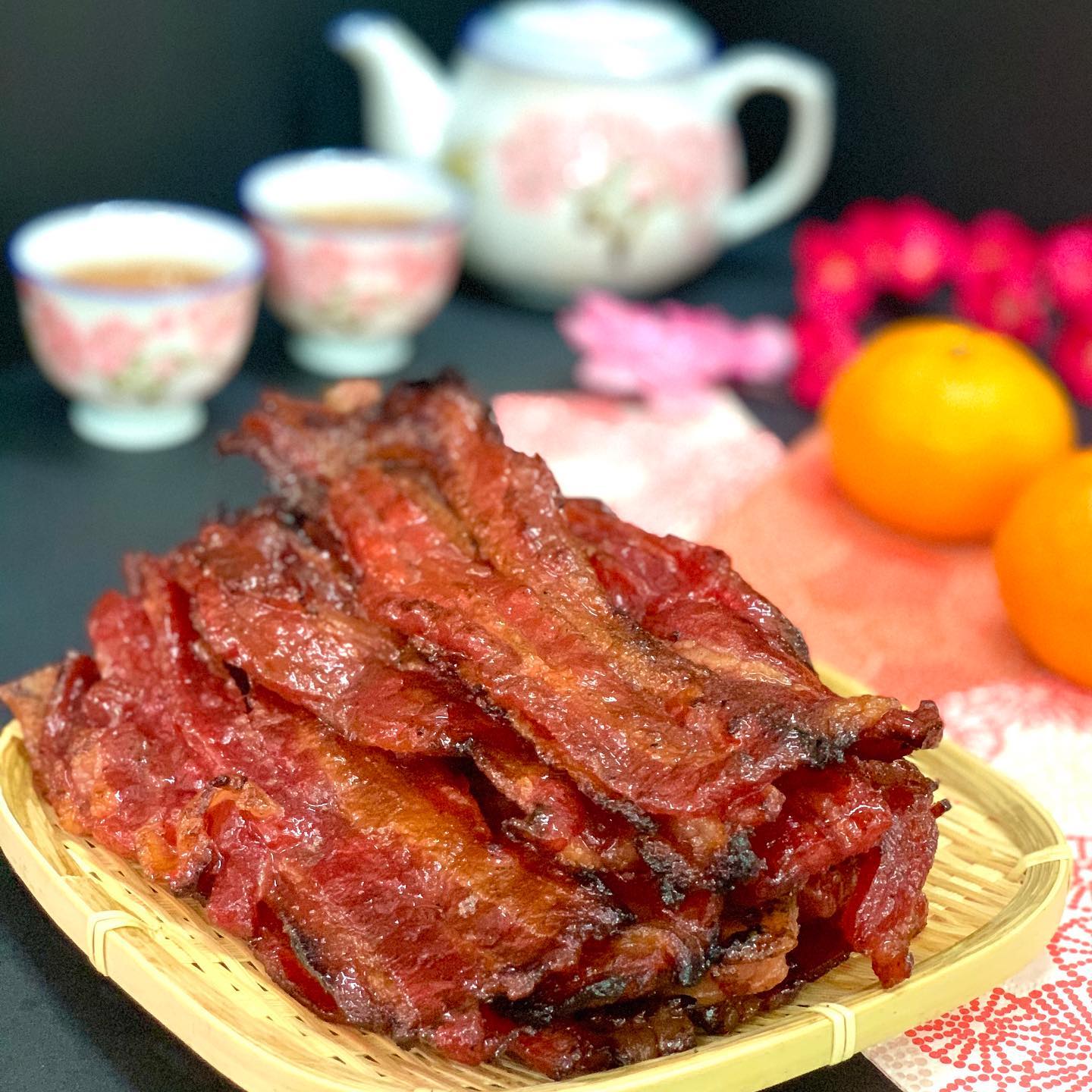 bak kwa in Msia - thin heong bbq honey bacon