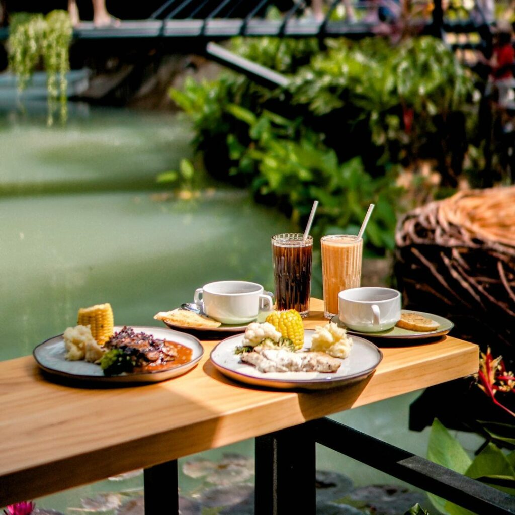 The Lake Cafe Penang Farm Cafe Where You Can Dine By A Duck Pond
