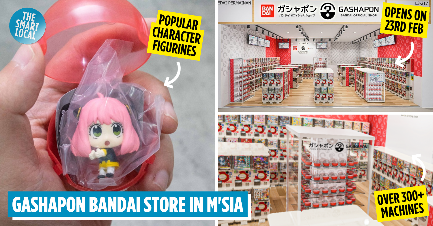 Gashapon Bandai To Open In Malaysia, Is The Brand's First Shop In SEA