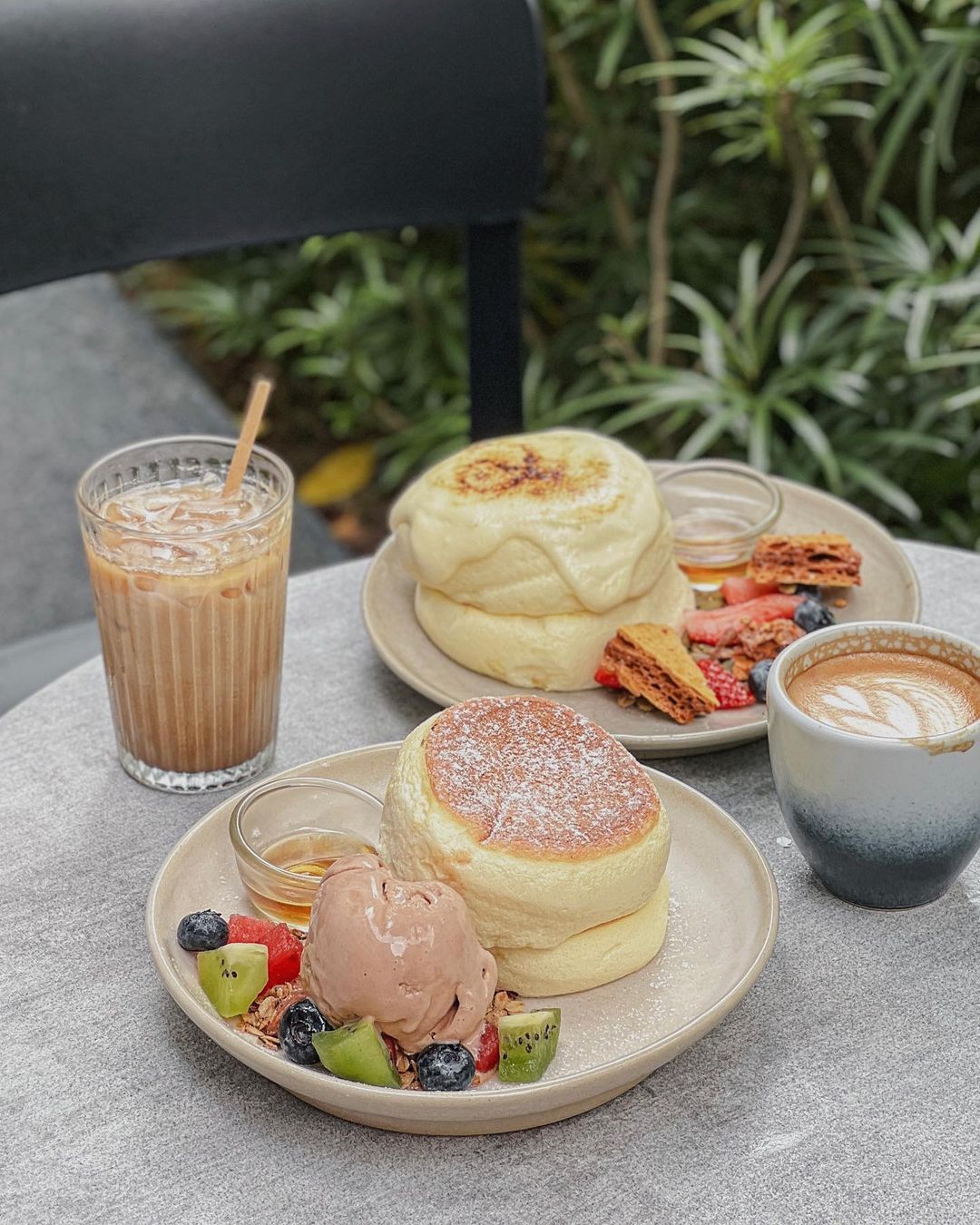 dessert cafes pj - souffle pancakes