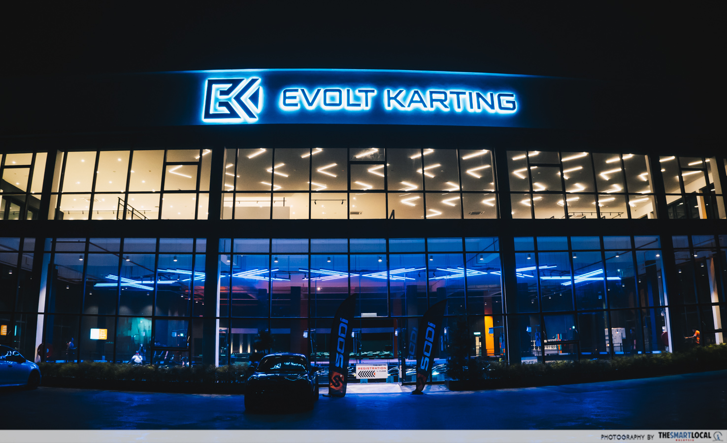 Evolt Karting - entrance