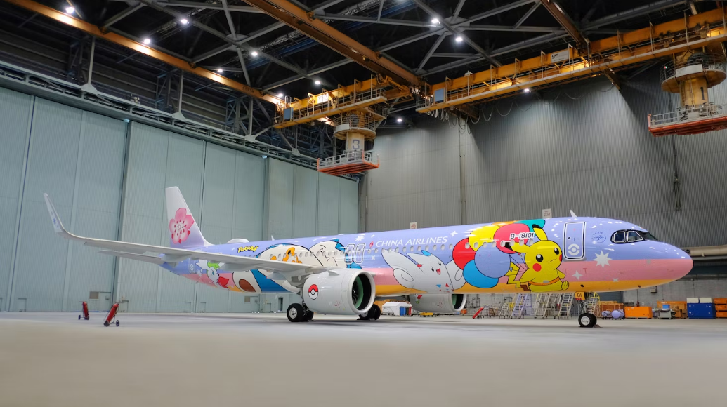 China Airlines Pokemon Airplane - plane
