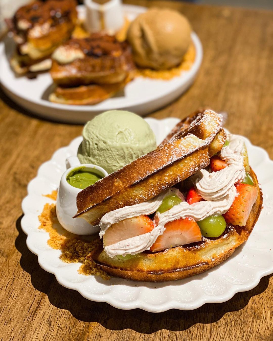 pj dessert cafes - waffle