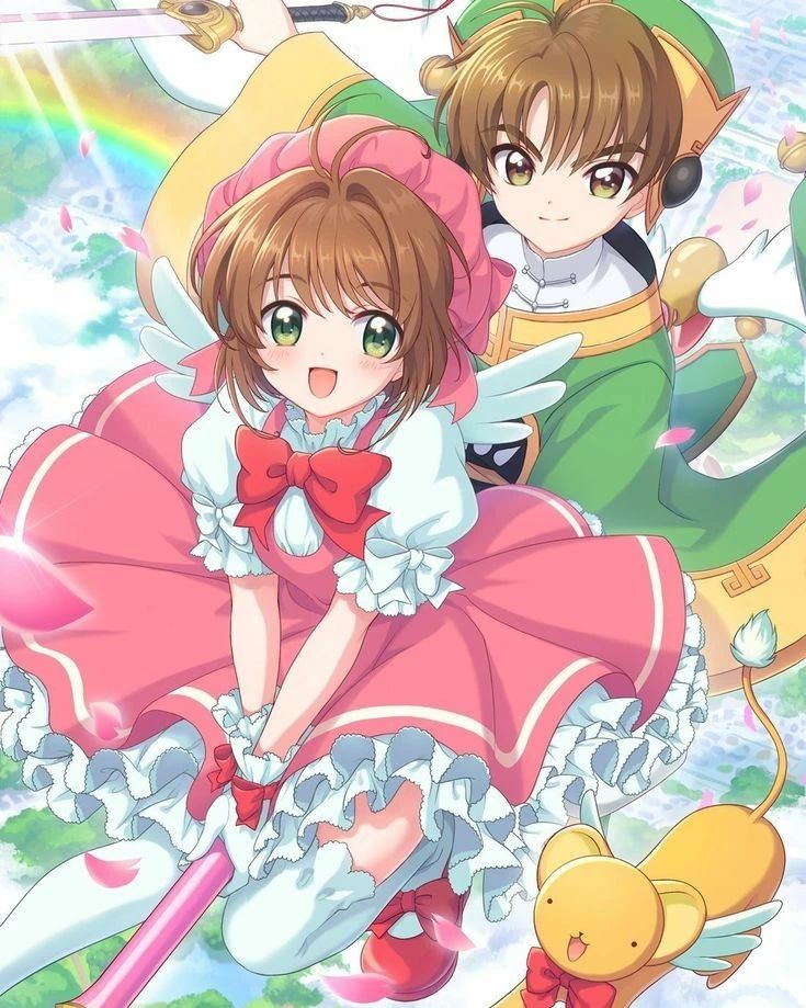 Asian cartoon shows - Cardcaptor Sakura with Cerberus