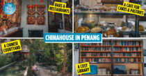 ChinaHouse: The Longest Cafe In Penang Housed In 3 Heritage Buildings With A Chinese Courtyard & A Mini Library