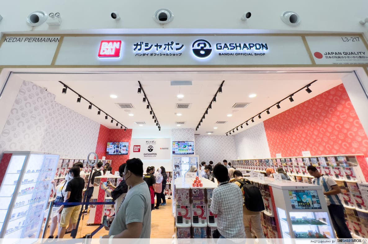 Gashapon Bandai Official Shop in IOI City Mall - storefront