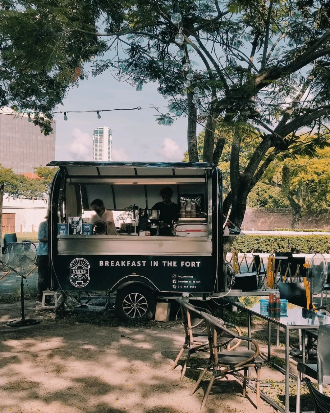 Breakfast In The Fort - caravan