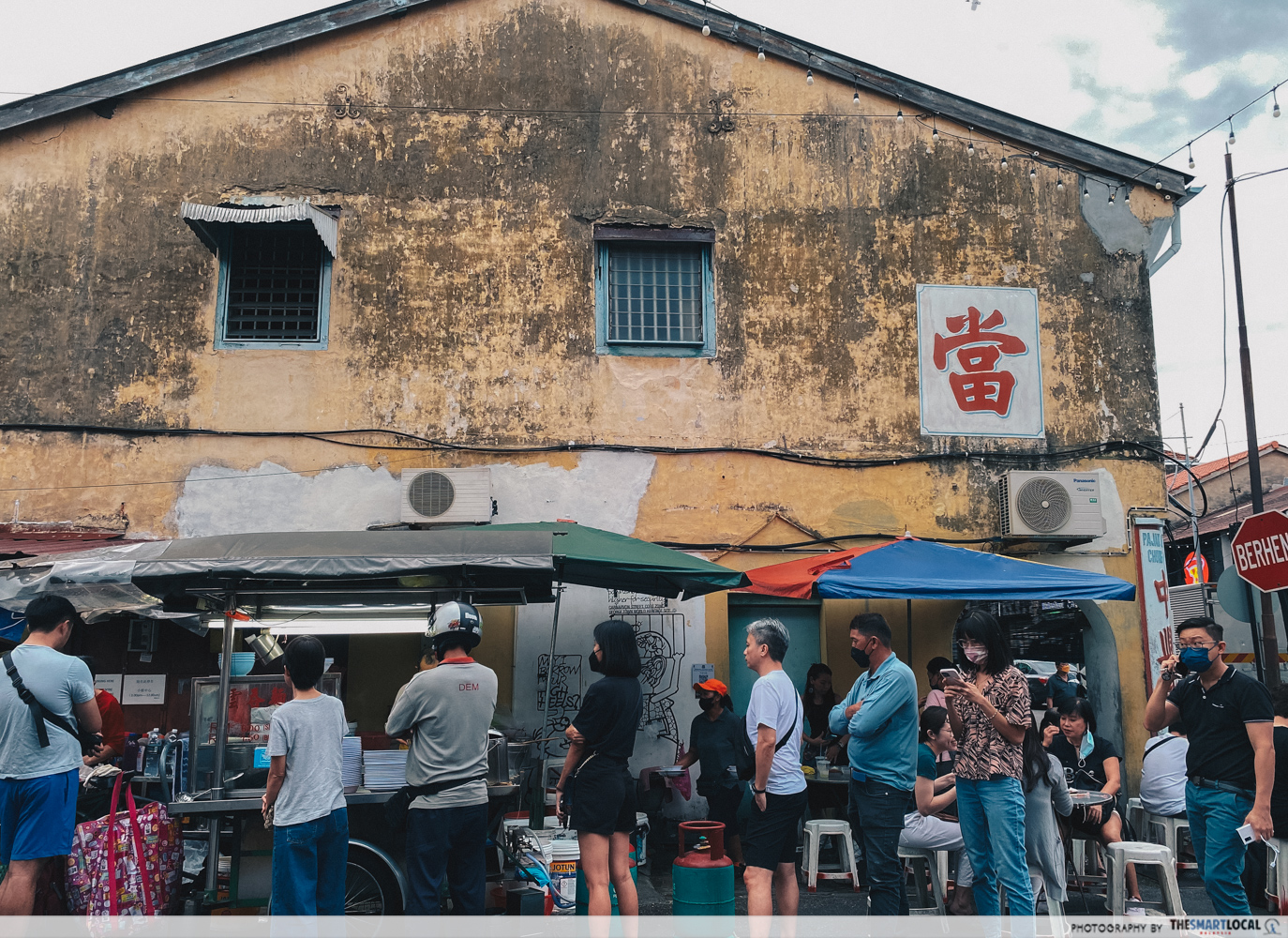 Chulia Street Night Hawker - queue