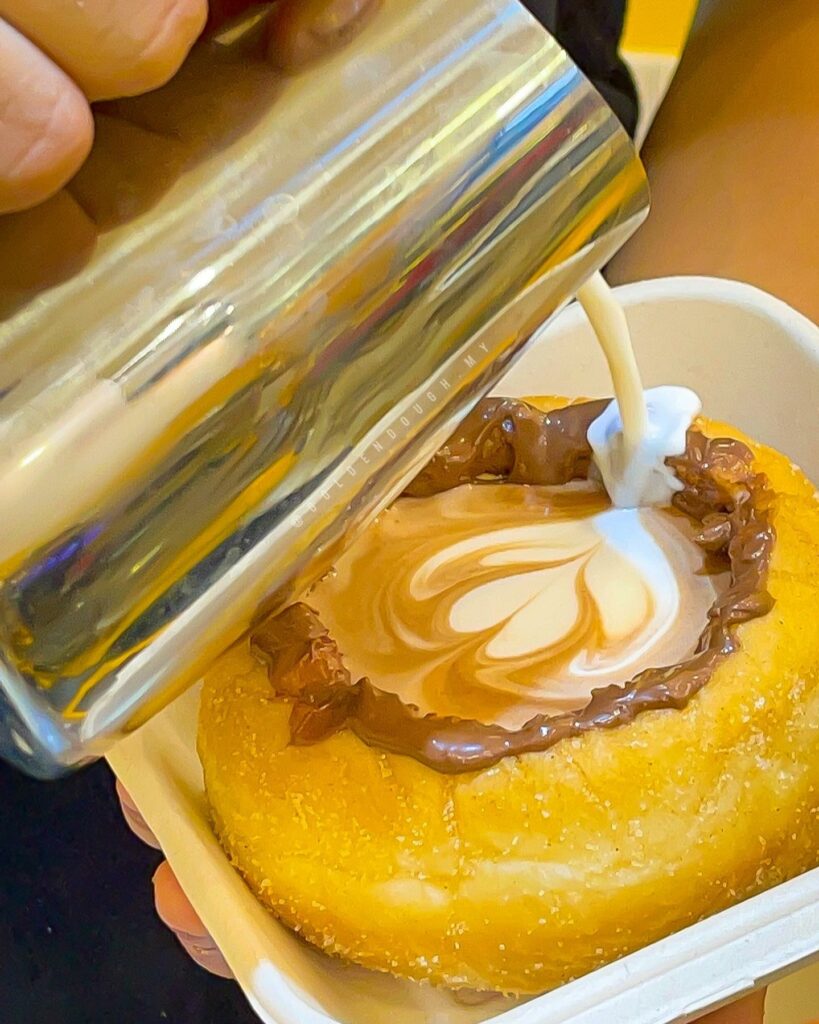 Golden Dough In Bukit Bintang Serves Coffee From Doughnut Cups