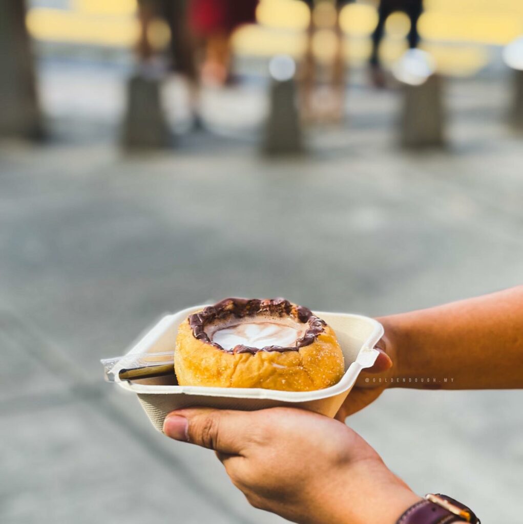 Golden Dough In Bukit Bintang Serves Coffee From Doughnut Cups