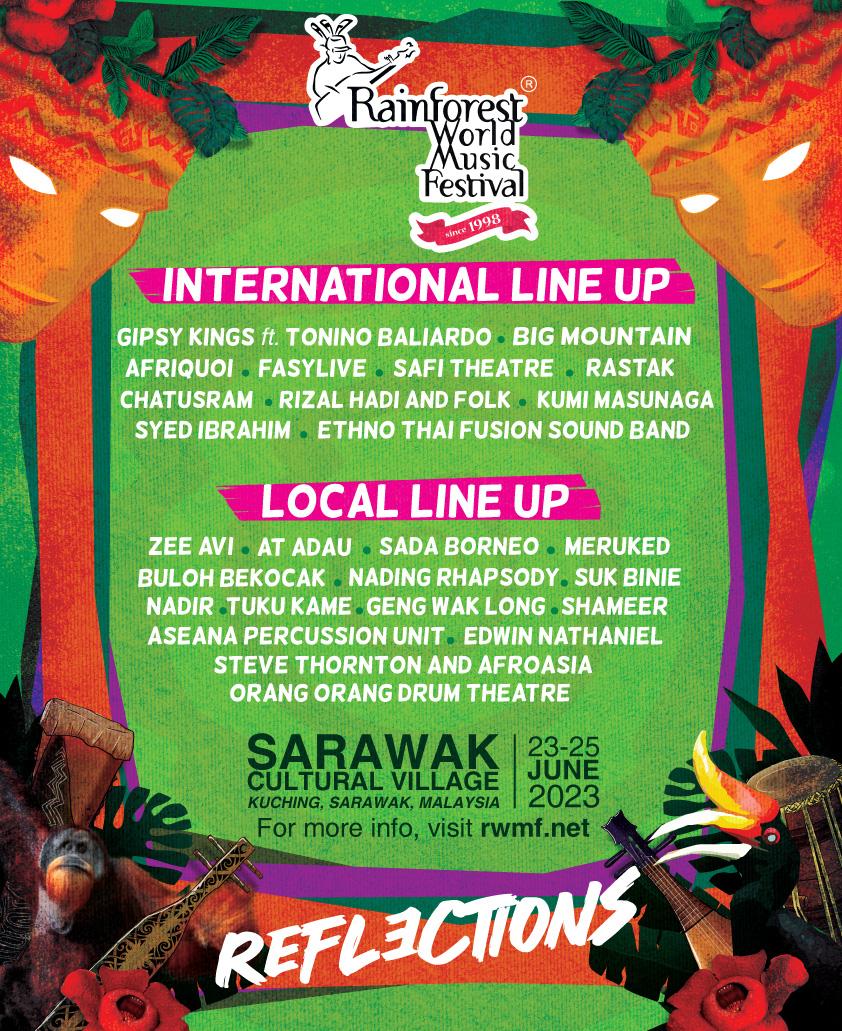 Sarawak Rainforest World Music Festival - line up