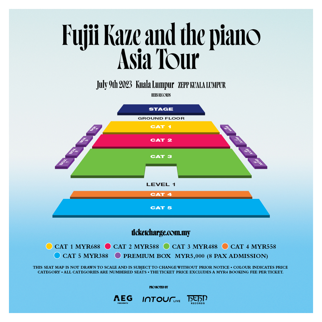fujii kaze - concert plan