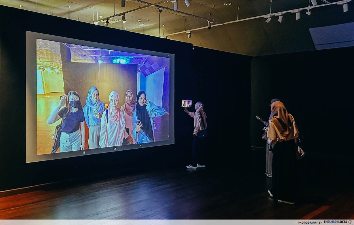 Hallyu Korean Wave exhibit at National Art Gallery - projection