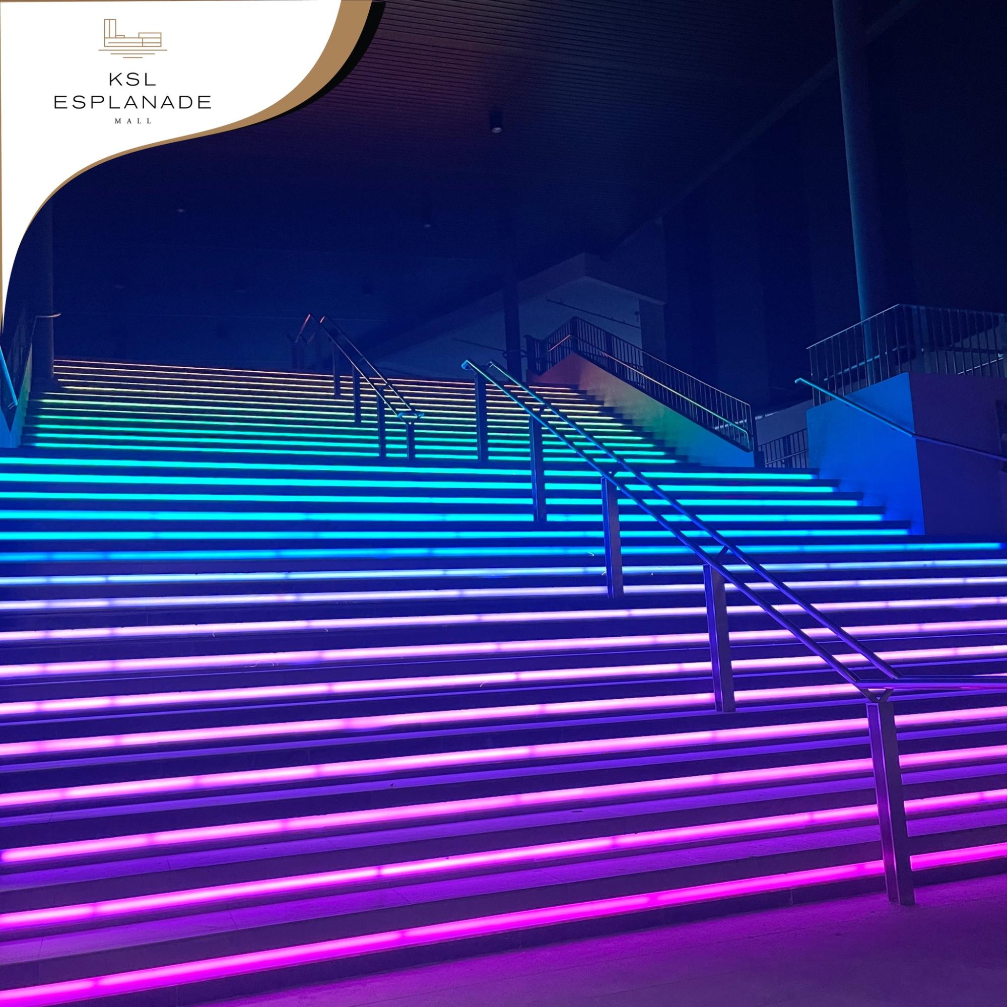 IG-worthy stairs - KSL Esplanade Mall opening in Klang