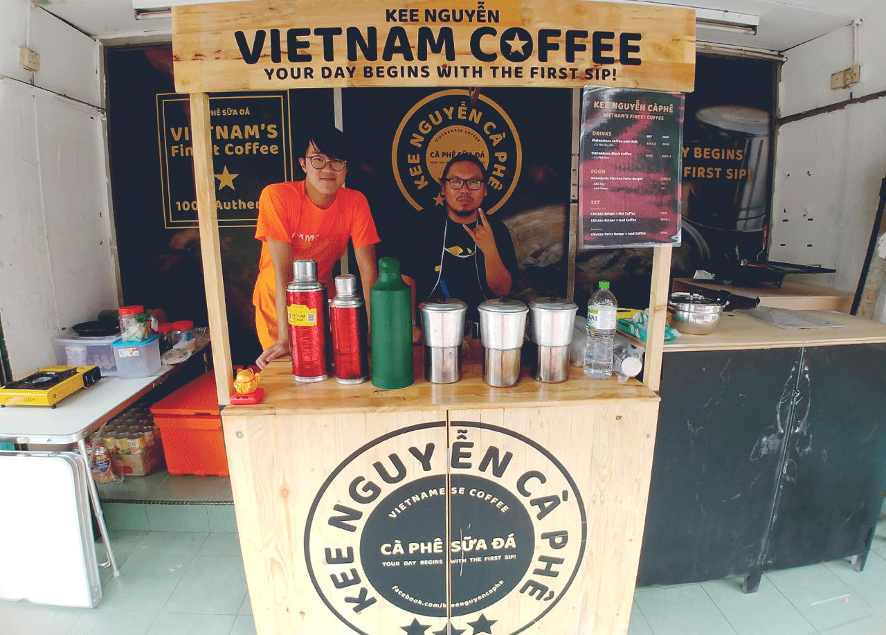 Vietnamese Coffee - Kee Nguyen stall