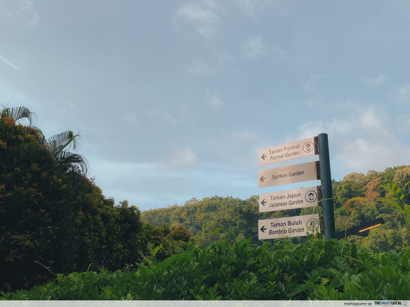 Penang Botanic Gardens - sign