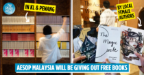 Aesop Has A Pop-Up Women's Library At 3 Malaysia Malls, Visitors Can Bring Home A Free Book By A Local Author