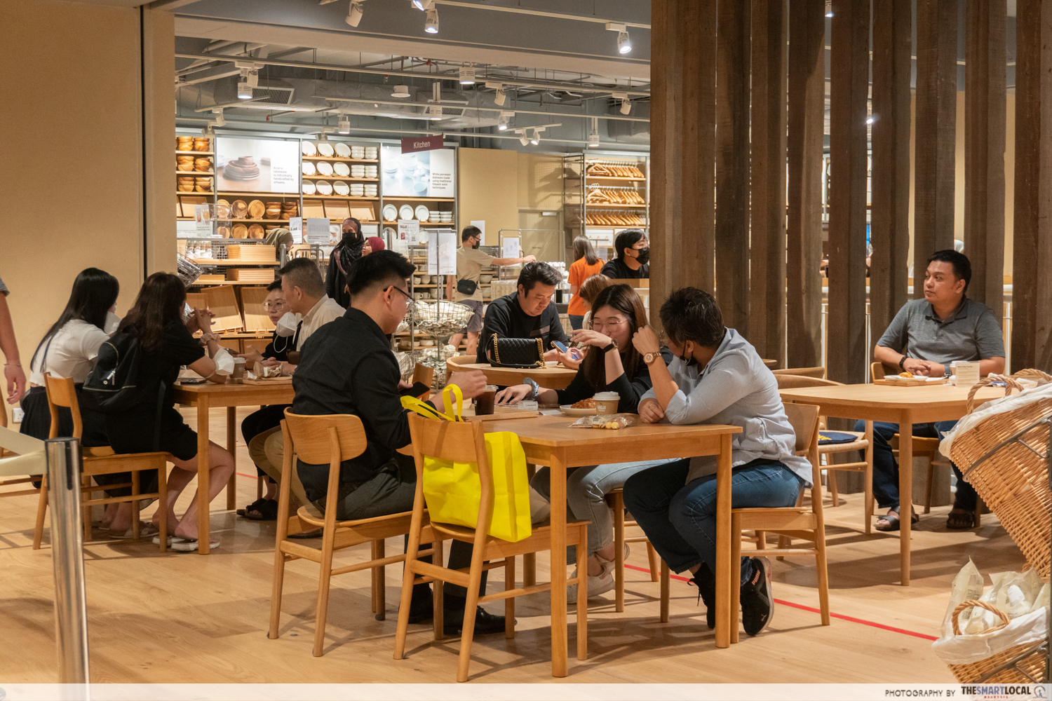 Muji coffee - cafe inside