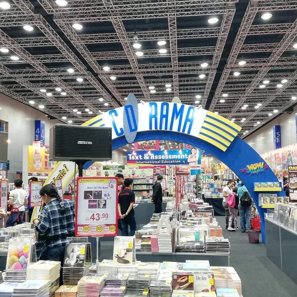 CDs and DVDs section - BookFest in KLCC