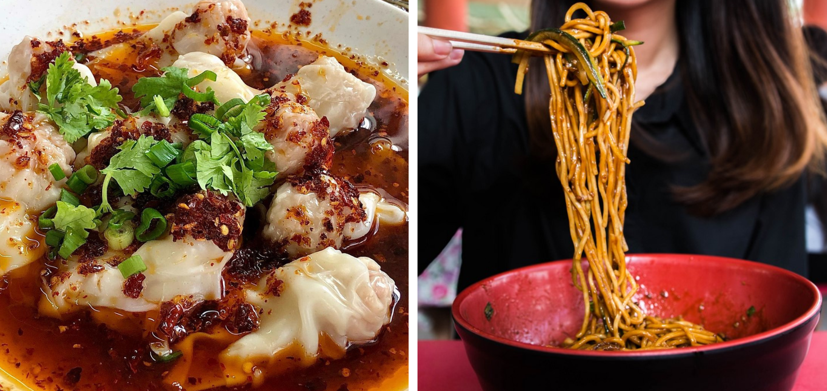 hawker dishes in Singapore - zhong guo la mian chilli