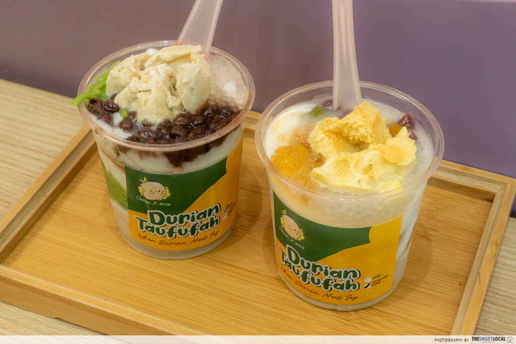 Bean Jr. Now Has Durian Tau Fu Fah With D24 & Musang King Flesh