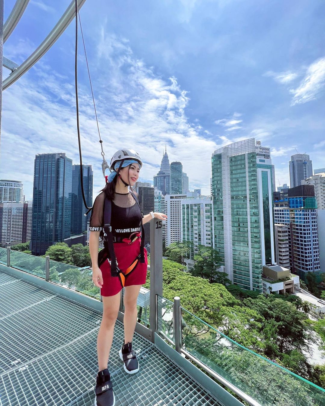 Adventurous activities in KL - Tower Walk