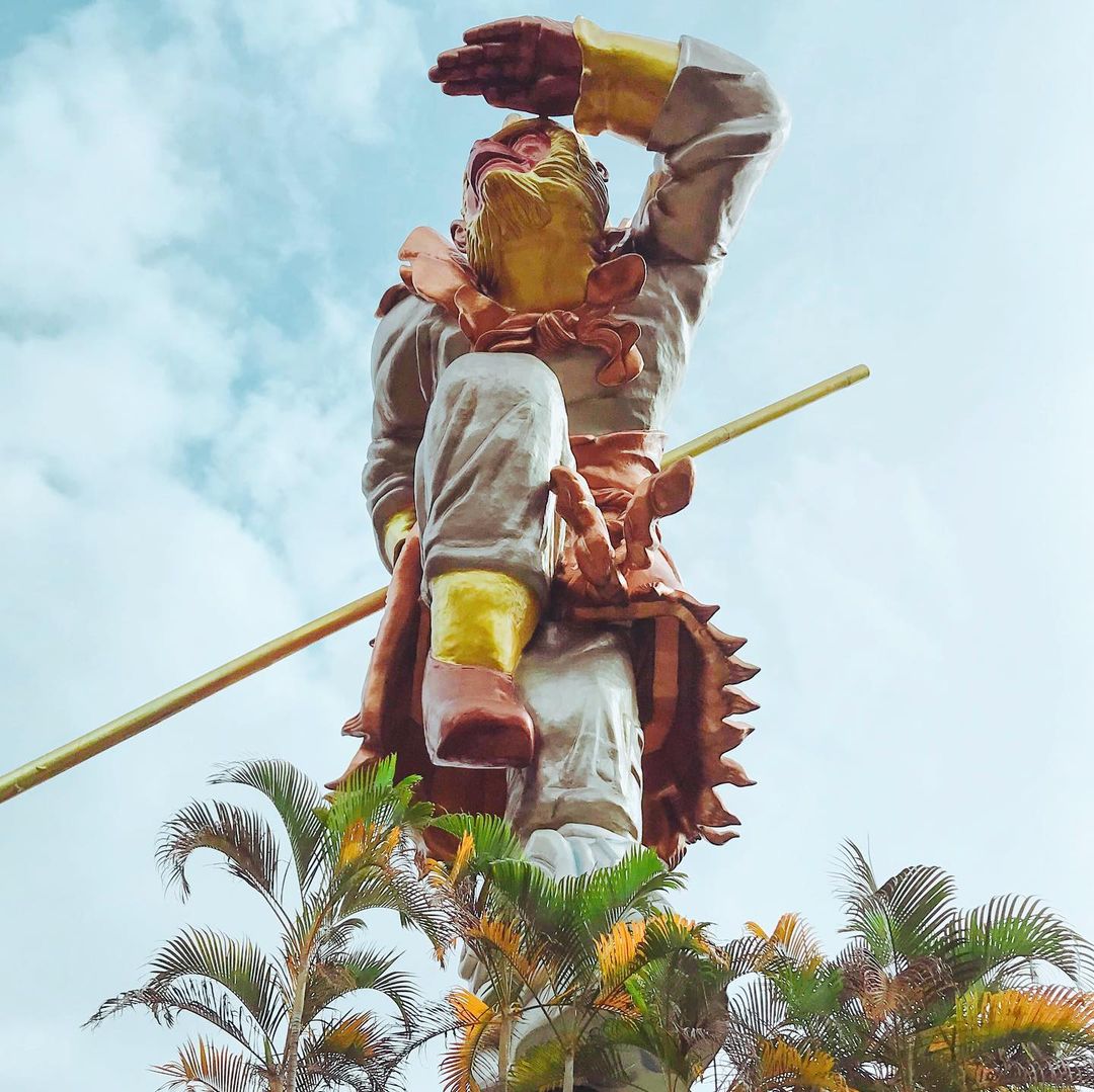 Monkey God statue -Sak Dato Temple in Broga