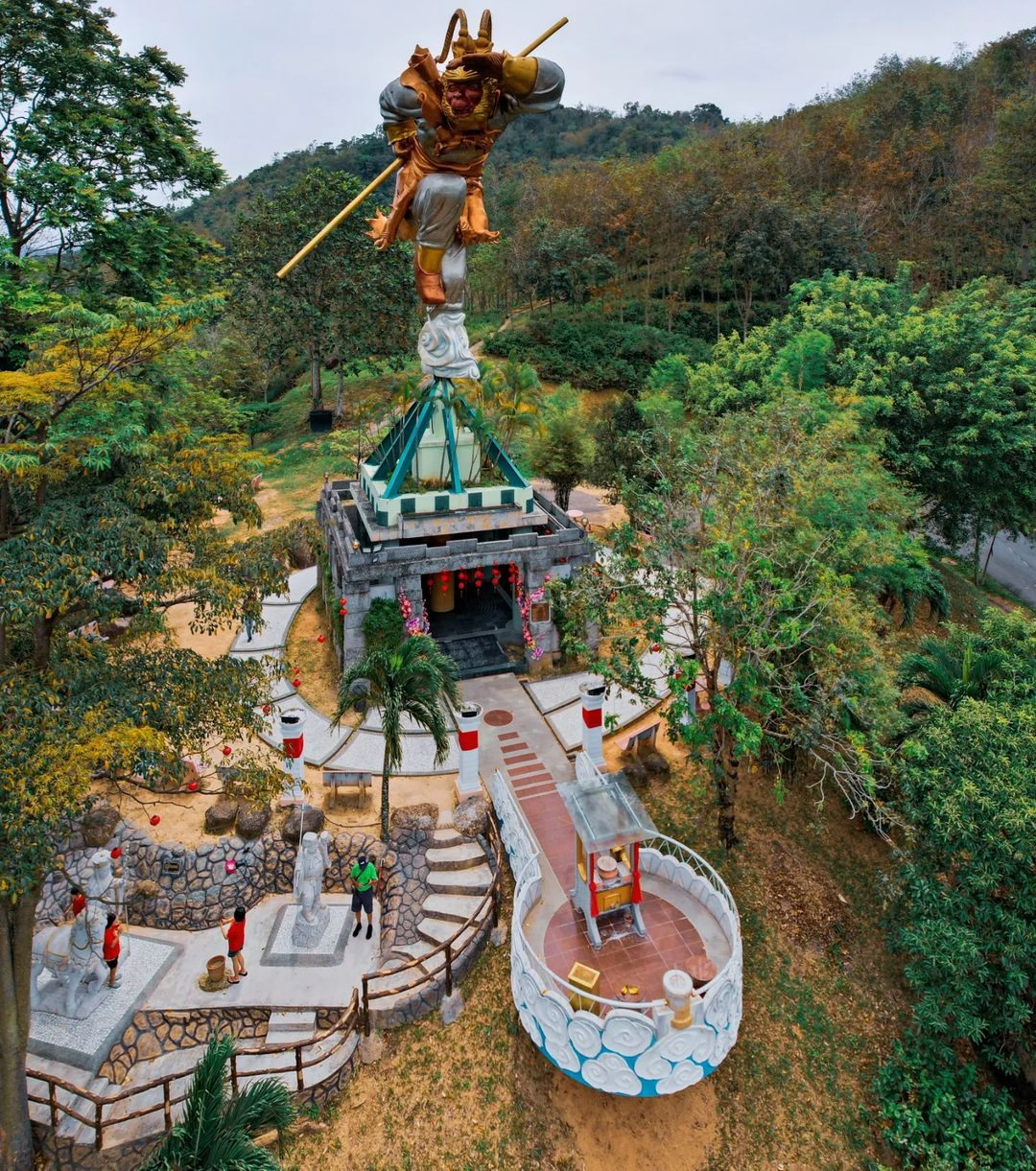 Temple on the hill -Sak Dato Temple in Broga