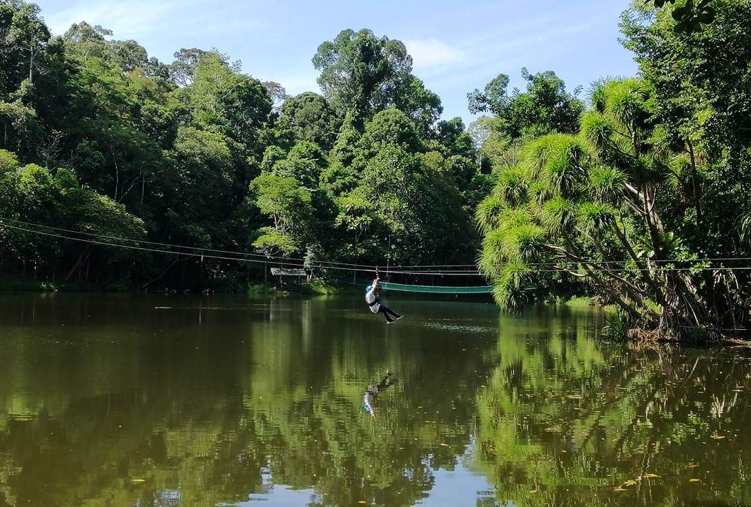 Things to do in Sabah - zipline