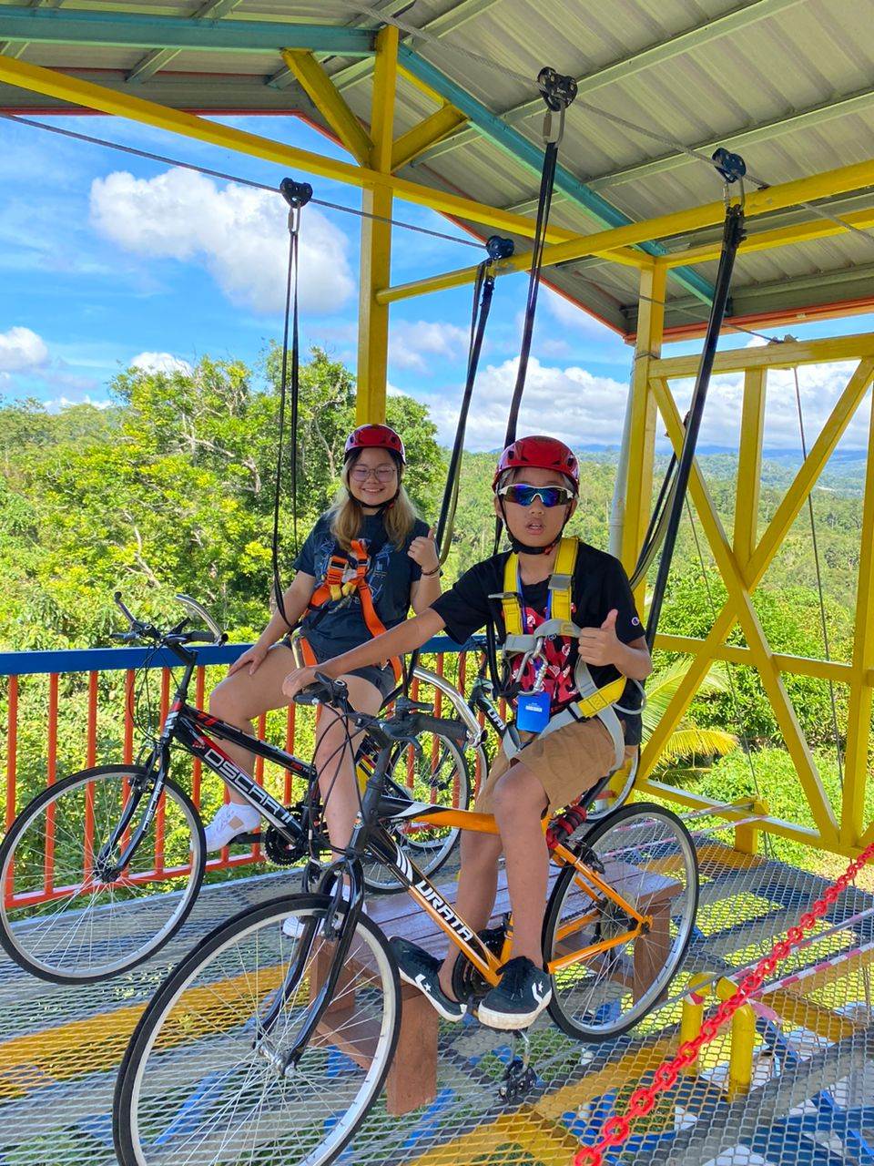 Things to do in Sabah - sky biking