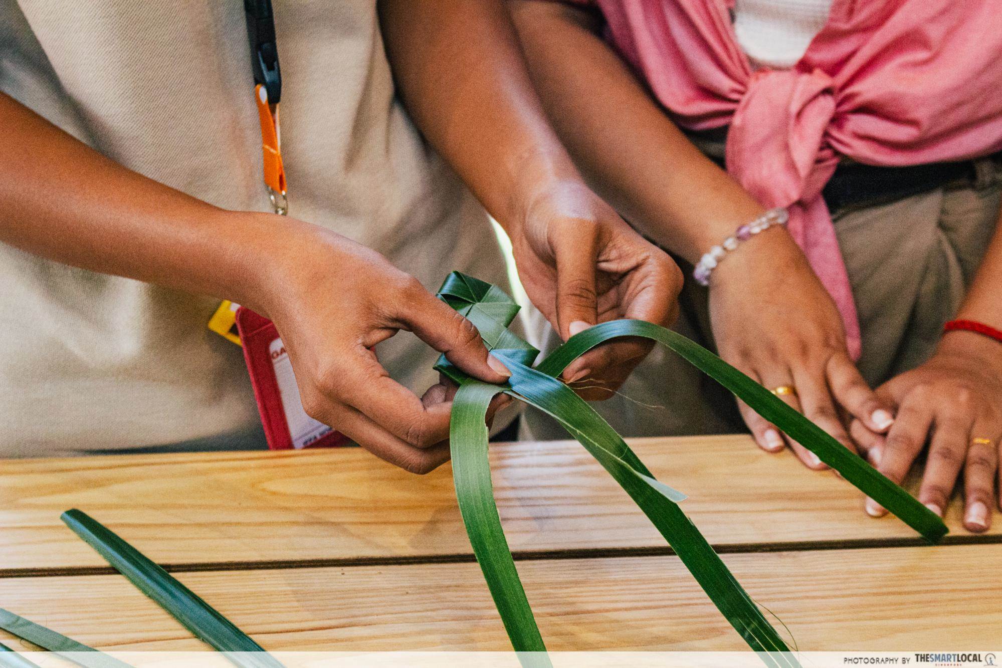 Gamuda Cove guide - weaving leaves