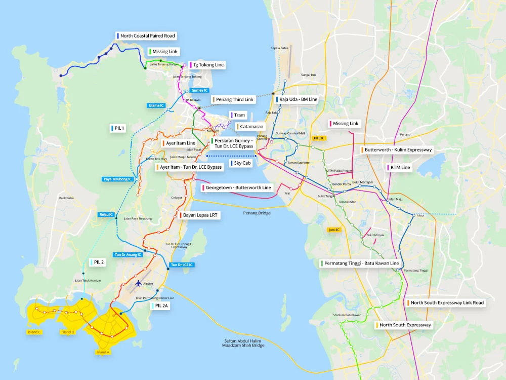 Penang LRT - undersea