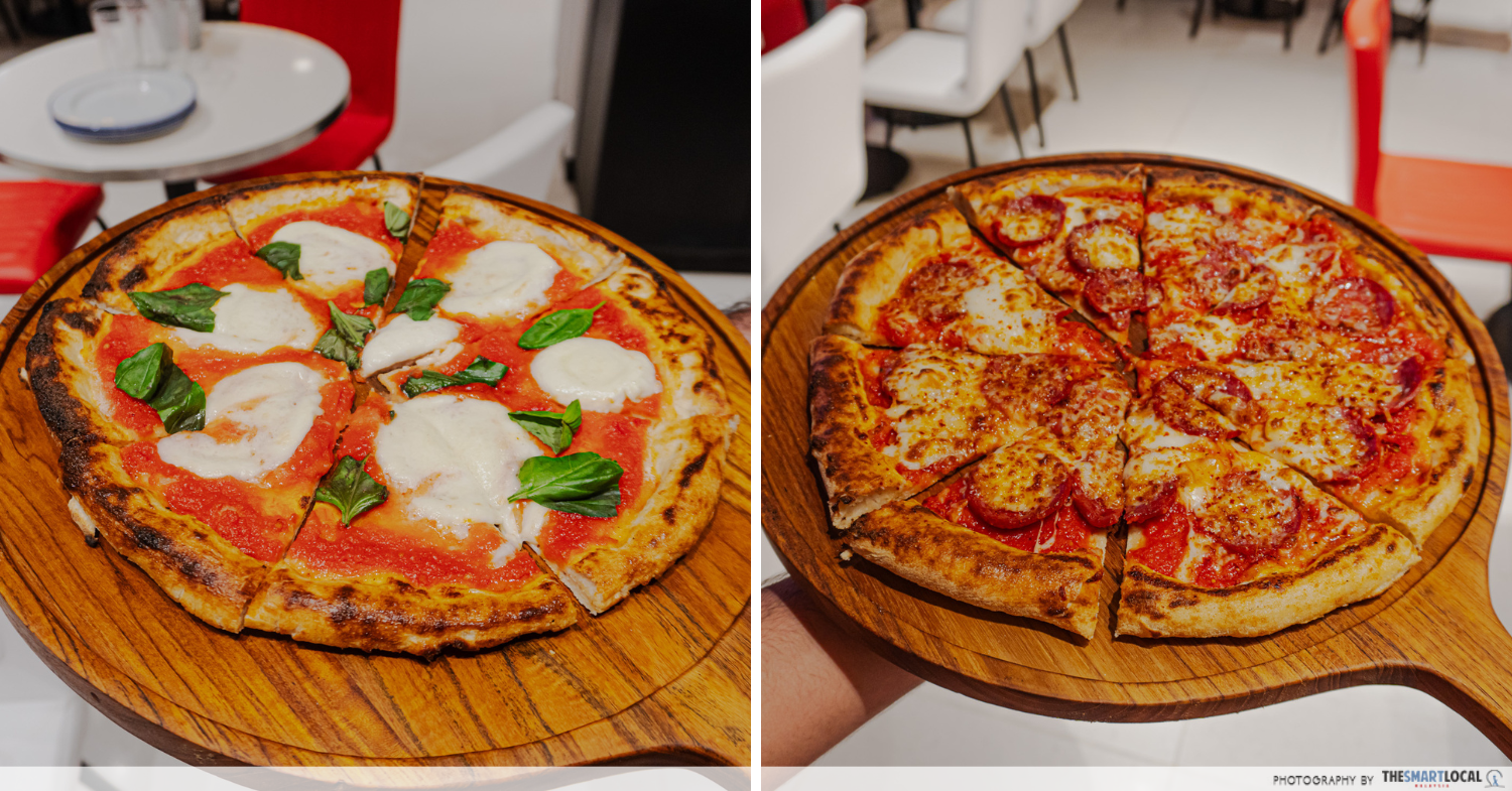 Gordon Ramsay Street Pizza - Margherita & Pepperoni