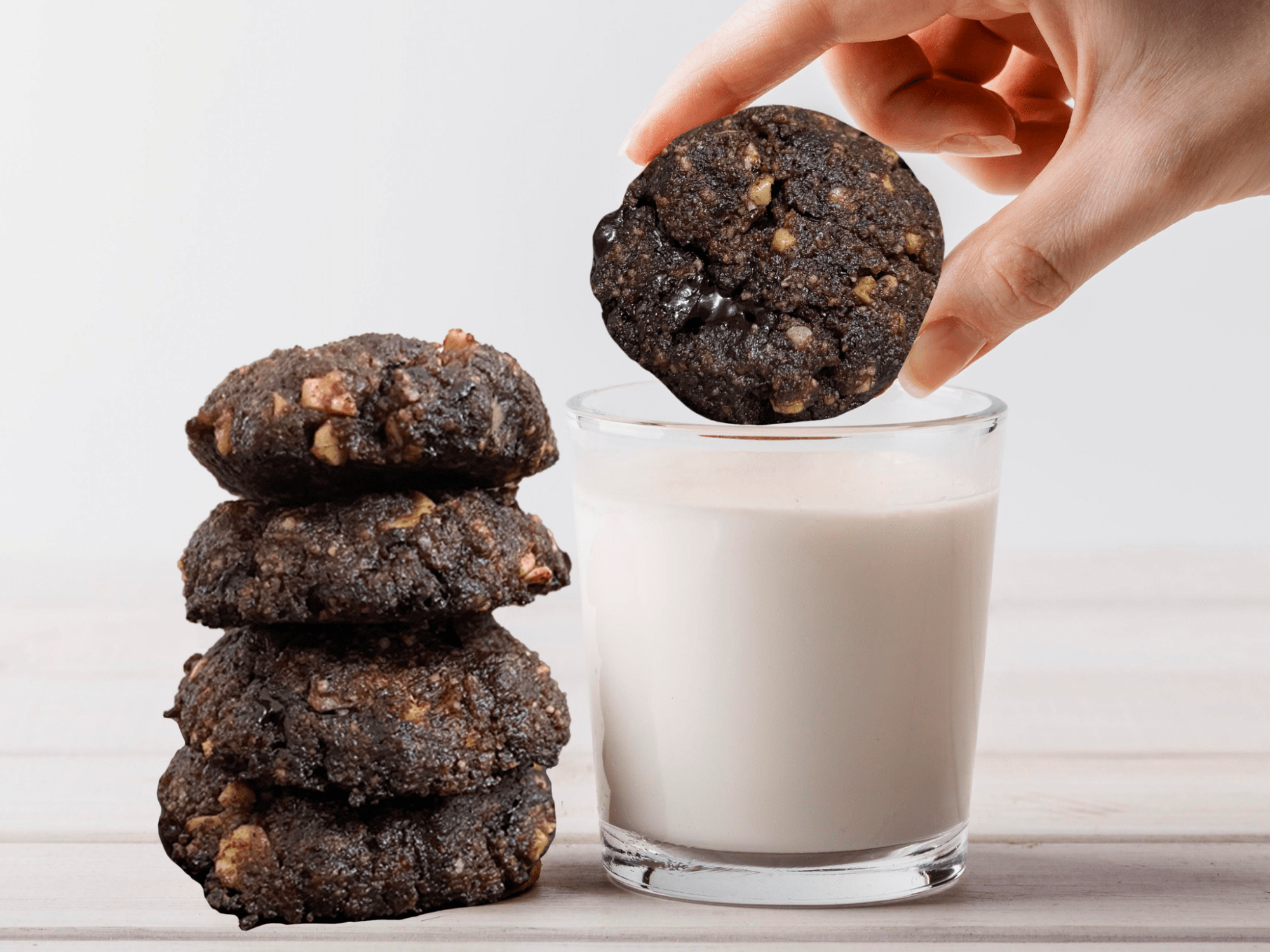  healthy snack - keto genius kitchen chocolate cookies dip milk