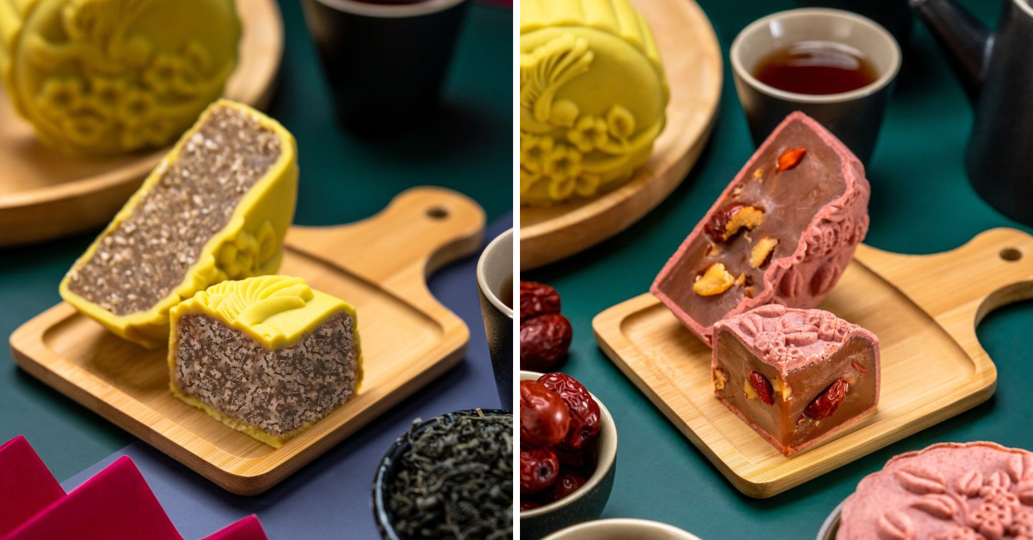 Tong Ah Bakery - snowskin mooncakes with gula melaka and red dates