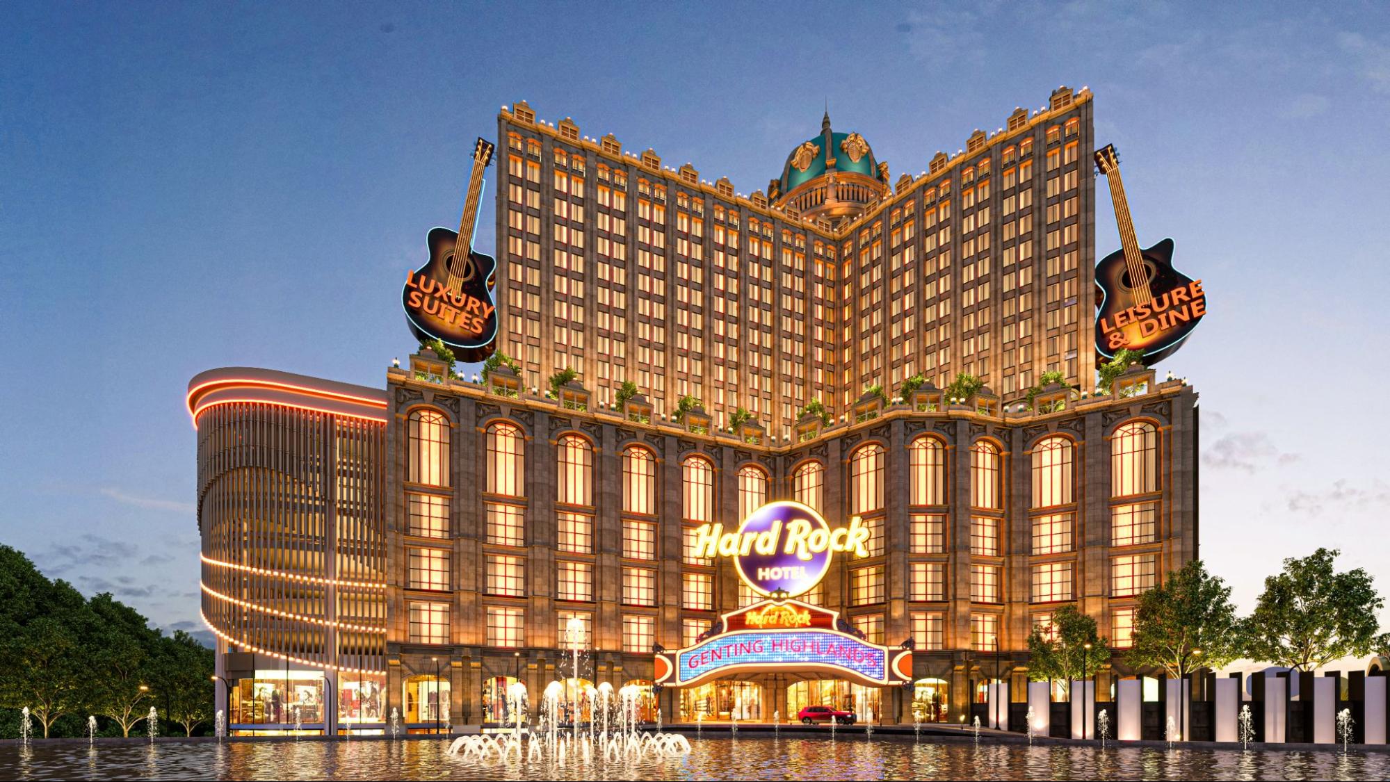 Artist visual - Hard Rock Hotel opening at Genting Highlands in 2027