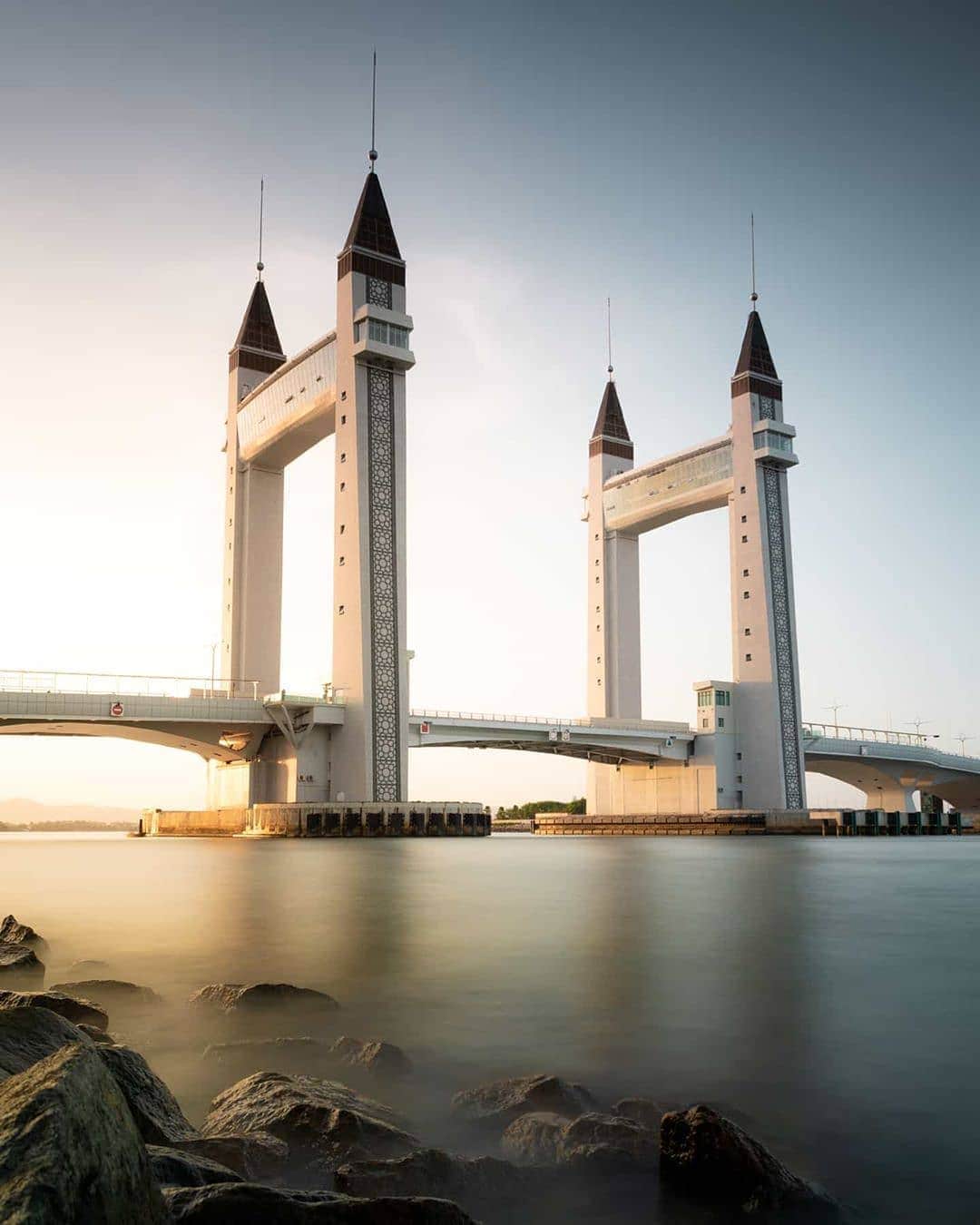 Bridges in Malaysia - Kuala Terengganu Drawbridge