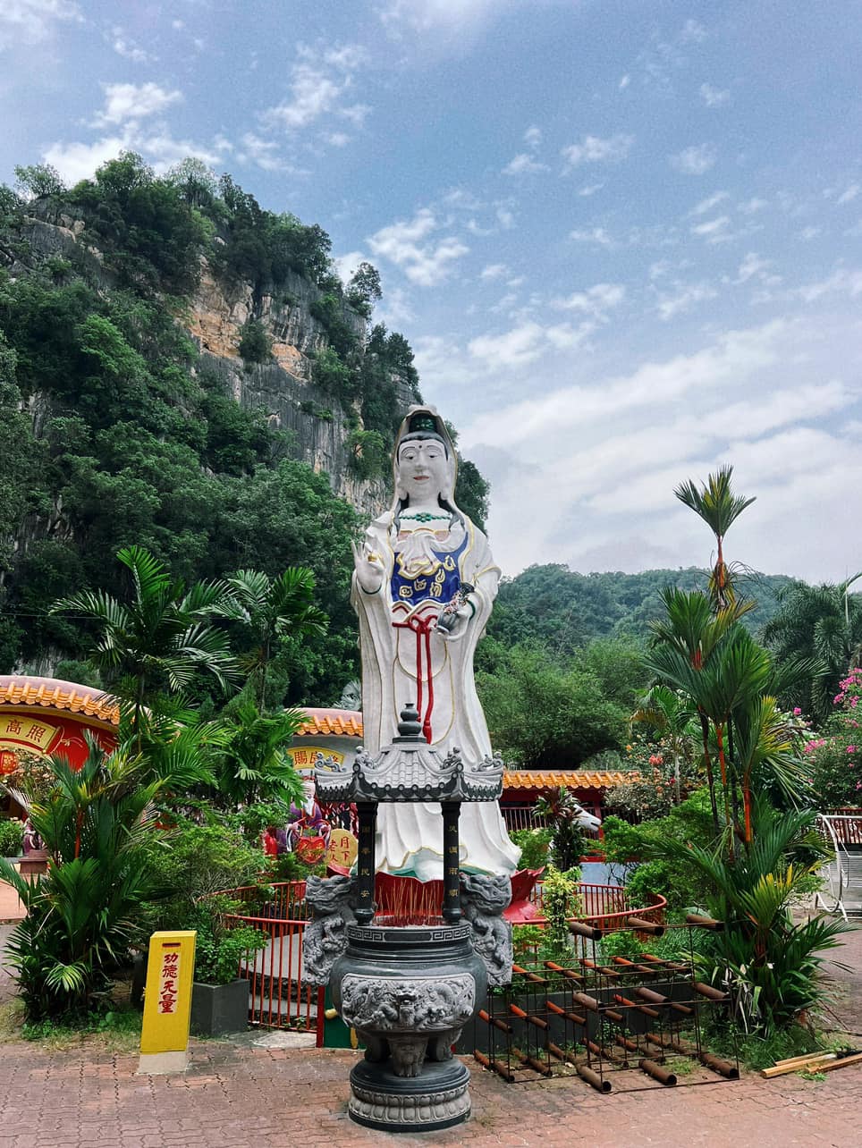 Guan Yin statue - cave temples in Ipoh