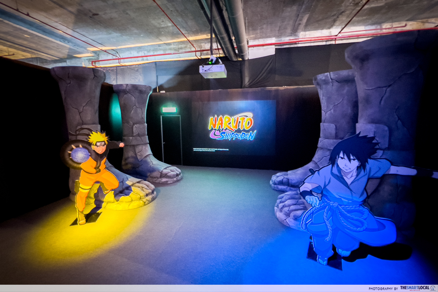 Naruto Exhibition in KL - IRL anime scenes