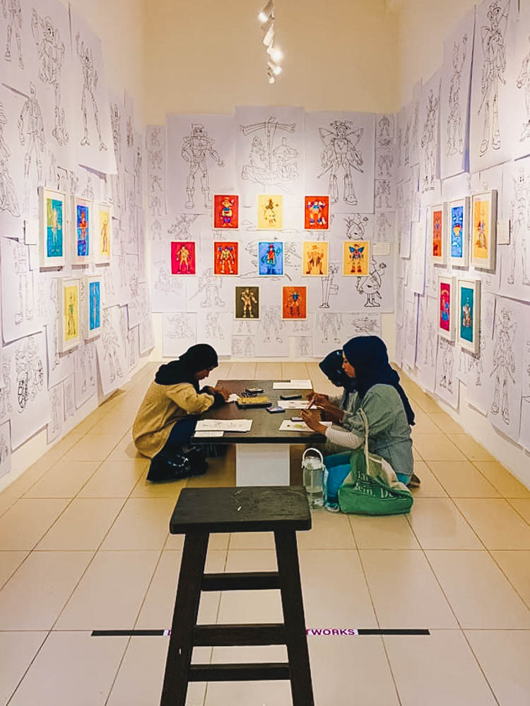 Telur Pecah Art Exhibition - interactive installation