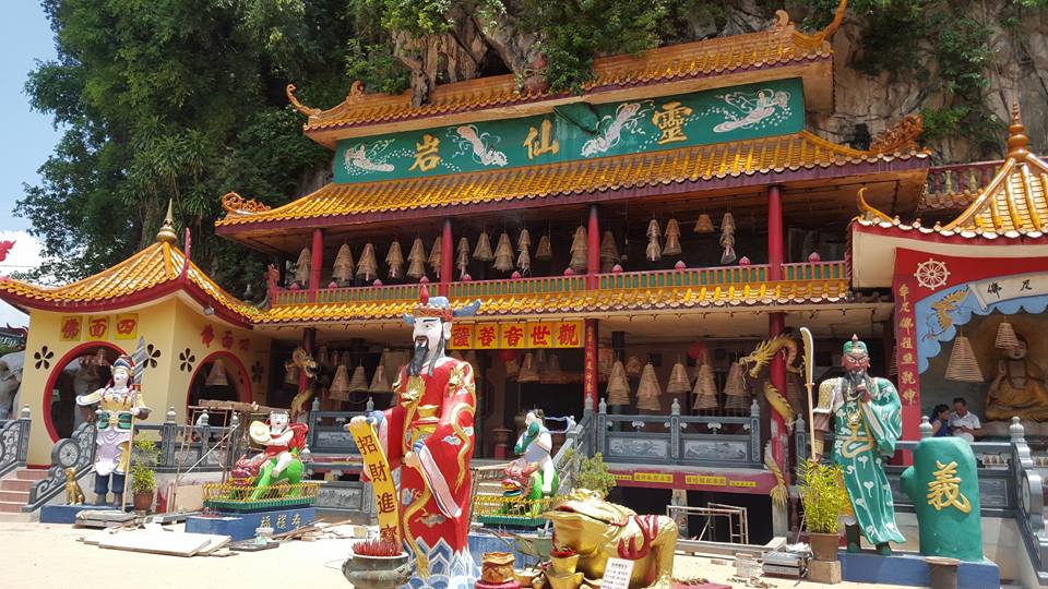 entrance of temple - cave temples in Ipoh
