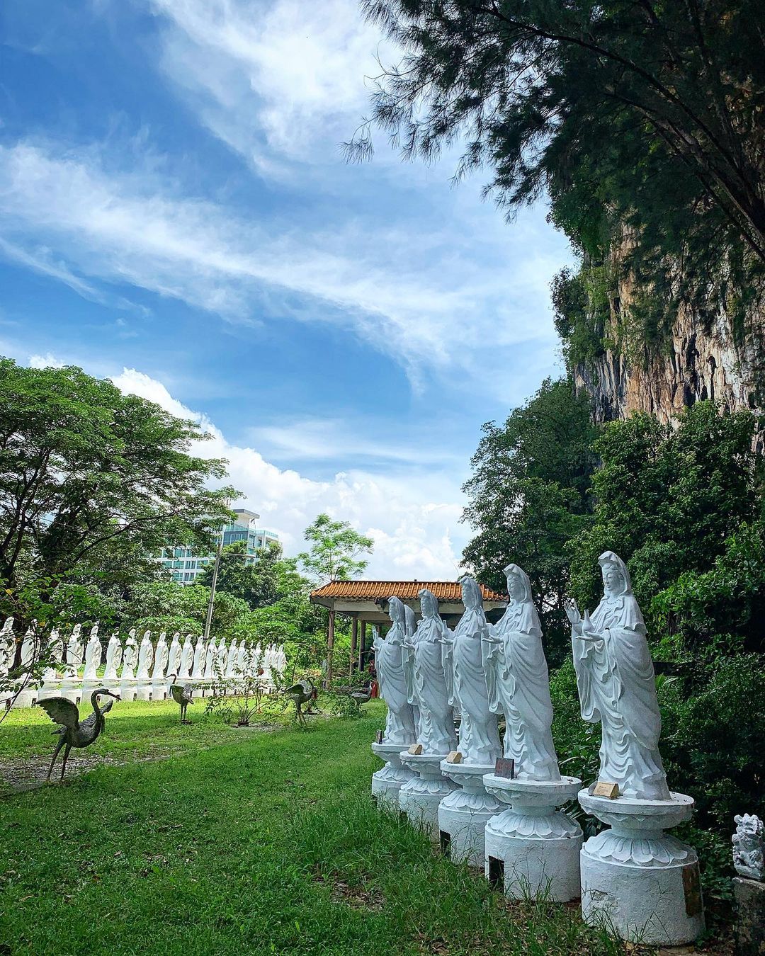 Kwan Yin Tong Temple - rows of guan yin 