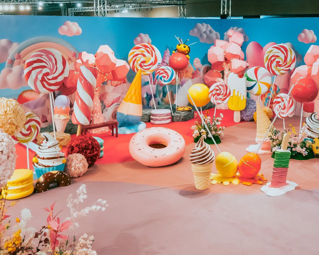 IG-worthy spots - Candyland Carnival exhibition in Tropicana Gardens Mall